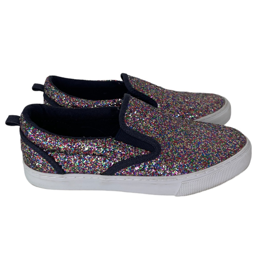 ***RELISTED*** GAPKids Multi Colored Glitter Slip-On Shoes Girls Size 3 - Picture 2 of 12